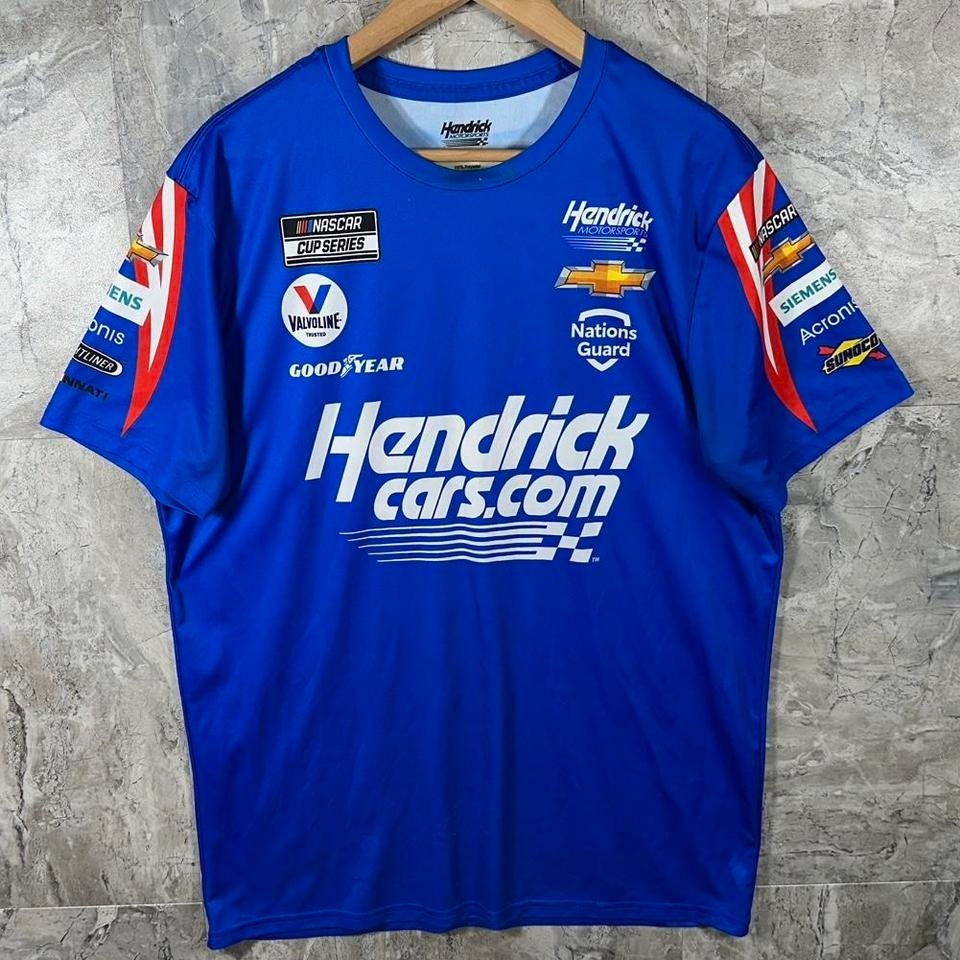 Nascar Hendrick Motorsports Blue Racing Shirt Mens Size L Racing Motorsport Nascar Hendrick Motorsports Blue Racing Shirt Mens Size L Racing Motorsport